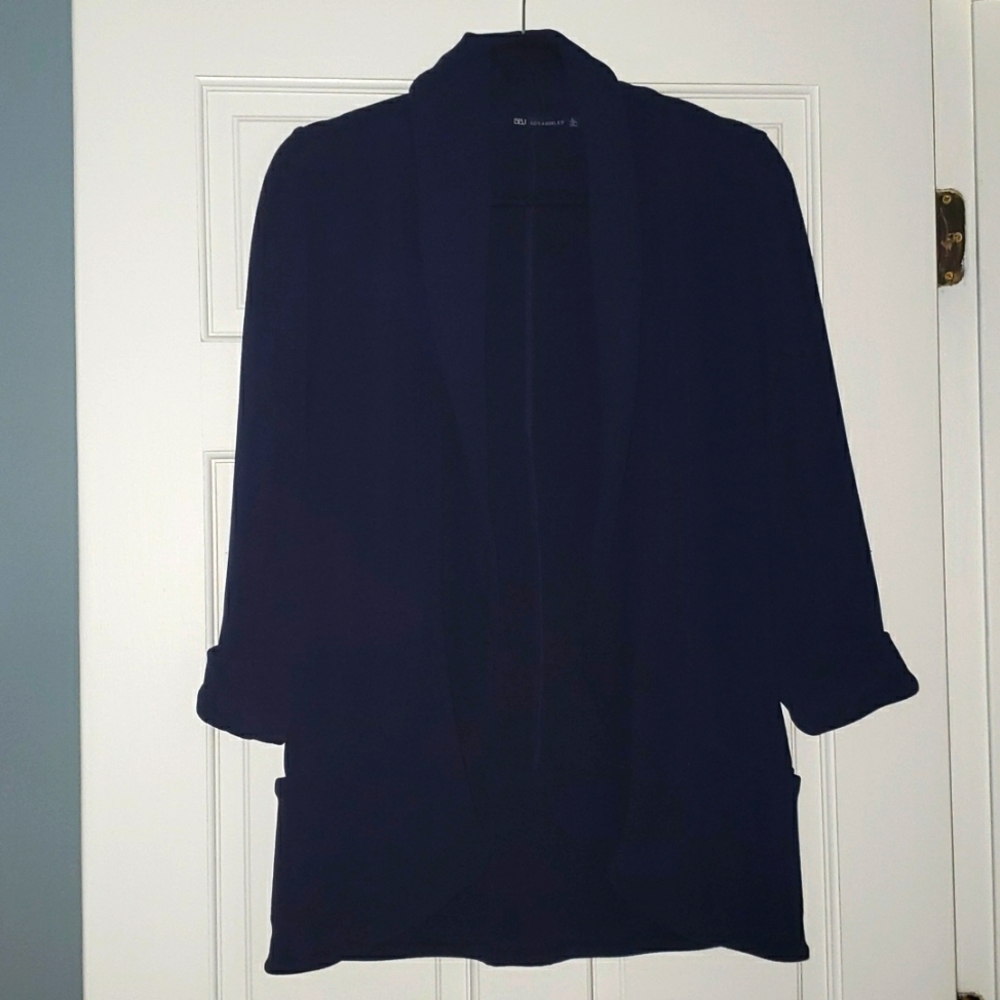 Large navy blue blazer